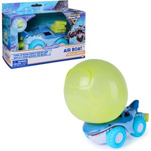 image:imageSwimWays Monster Jam Air Boat Megolodon Shark Monster Truck Swimming Pool Accessories amp Kids Pool Toys Pool Party Supplies Monster Jam Toys for Kids Ages 4 amp Up No Batteries RequiredMonster Jam