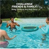 image:imageSwimWays Aqua Slam Outdoor Trampoline Game Pool Slamming Game Outdoor Toys for Kids and Adults Aged 5 amp Up