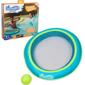 image:imageSwimWays Aqua Slam Outdoor Trampoline Game Pool Slamming Game Outdoor Toys for Kids and Adults Aged 5 amp Up