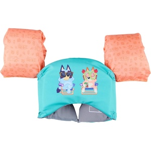 image:imageSwimWays Bluey Swim Trainer US Coast Guard Approved Life Vest Kids Swim Vest and Swimming Aid Bluey Arm Floaties amp Life Jackets for Kids 3355 lbs